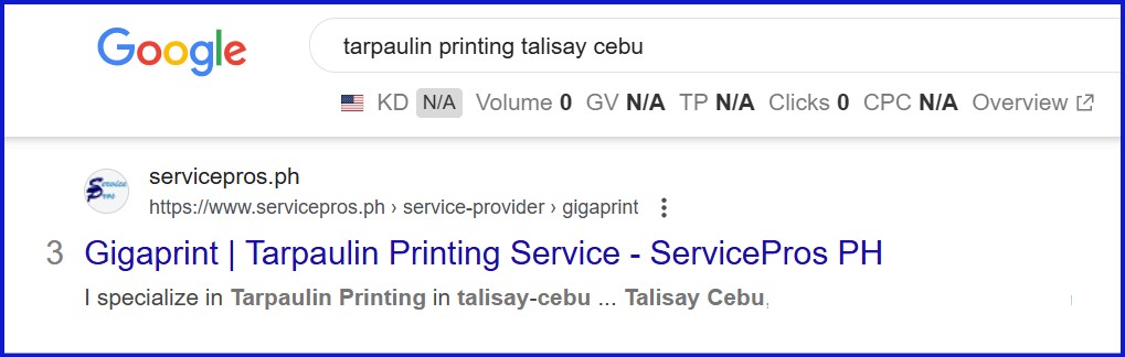 SP on Google