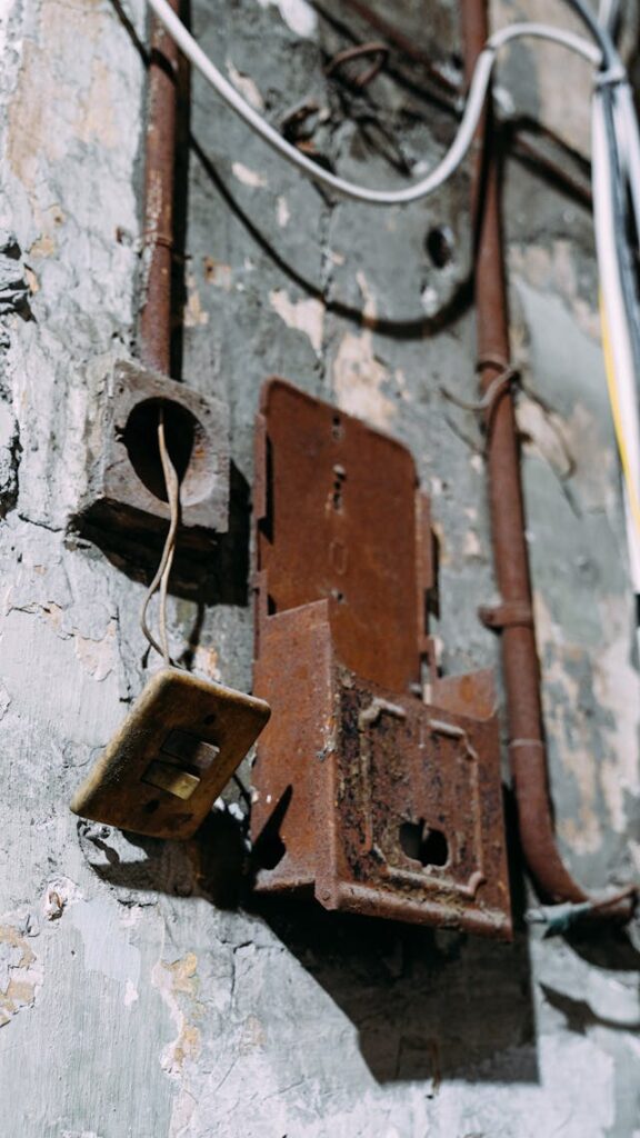 old electrical wiring