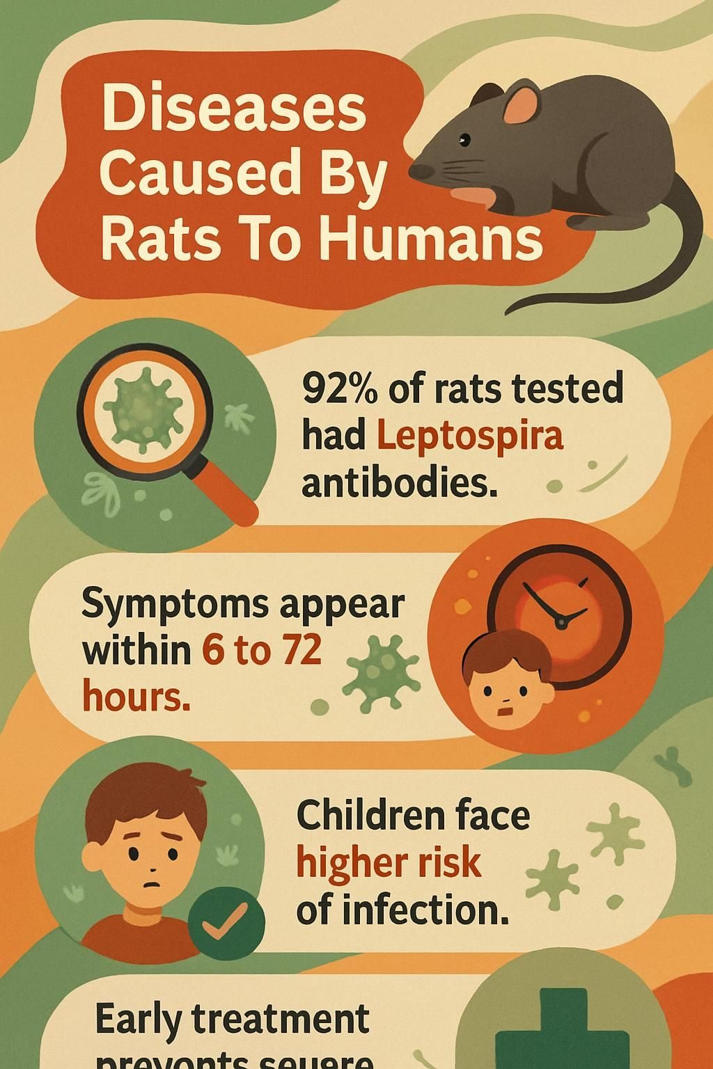 infographic Diseases Caused By Rats To Humans